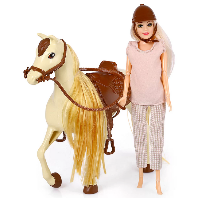 Jasmine Horse Baby Beige-Brown