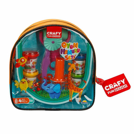Crafy Play Dough Set with Bag 200 Gr.