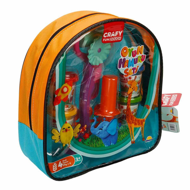 Crafy Play Dough Set with Bag 200 Gr.