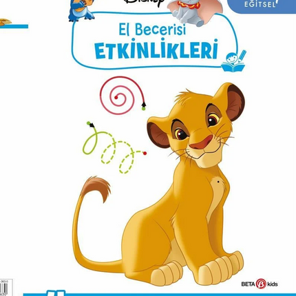 Disney Educational Simba Handicraft Activities Preparation for Writing