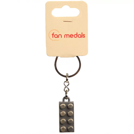 Fan Medals Metal Brick Keychain