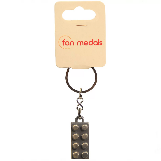Fan Medals Metal Brick Keychain