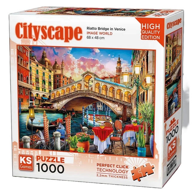 KS Games Riatto Bridge in Venice Puzzle 1000 Pieces 20757