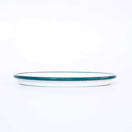 Enamel Pizza Tray No. 22 Petrol Green