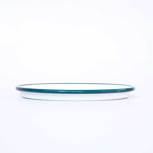 Enamel Pizza Tray No. 22 Petrol Green