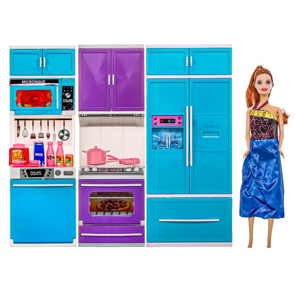 Frozen Baby and 3-Piece Kitchen Set