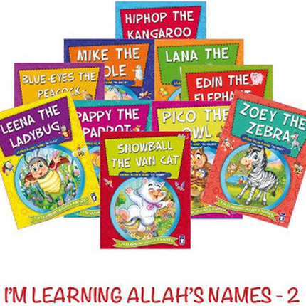 Allahın İsimlerini Öğreniyorum - 2 (10 Kitap Set)