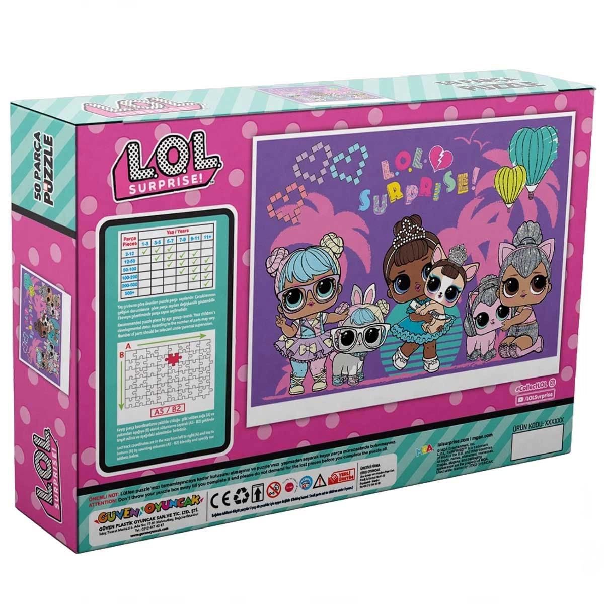 LOL Surprise 50 Piece Puzzle