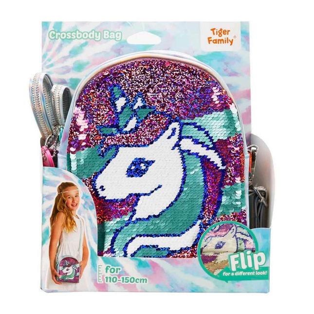 Unicorn Patterned Crossbody Bag