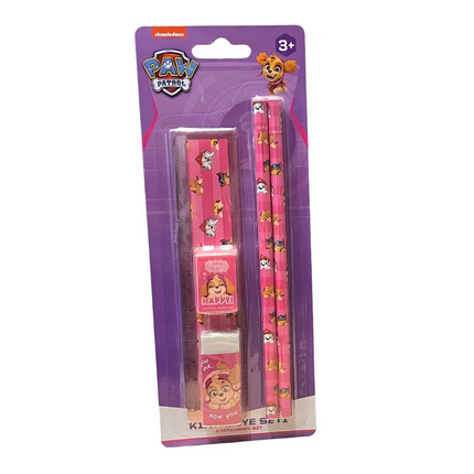 Paw Patrol 5 Piece Stationery Set with Pencil Case