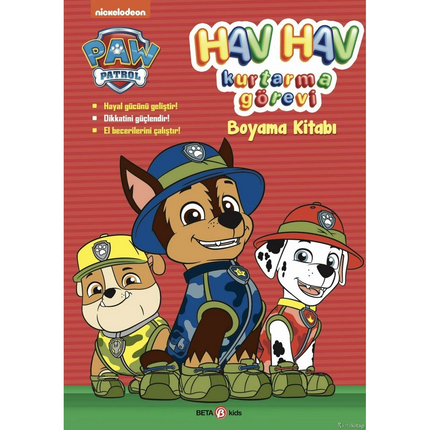 Paw Patrol Woof Woof Rescue Mission Coloring Book