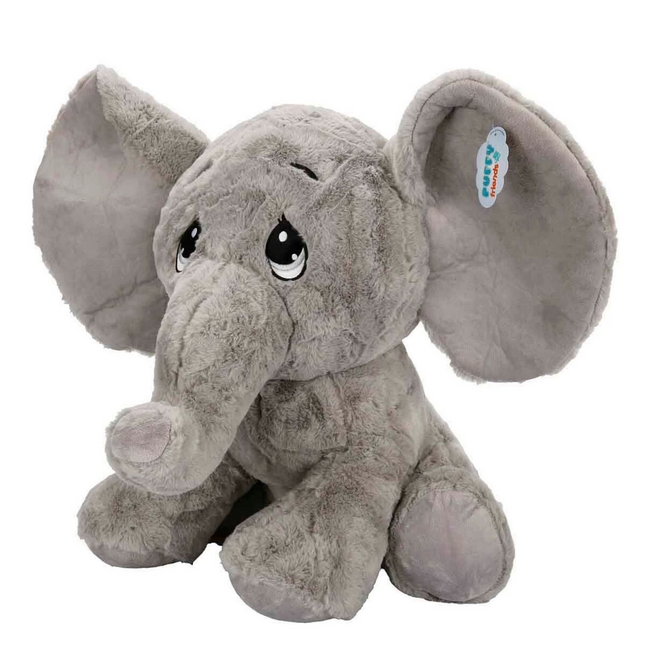 Big Eared Plush Elephant 45 cm