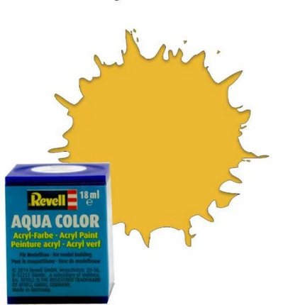 Aqua Color Sandy Yellow - Matte Paint - 18 ml