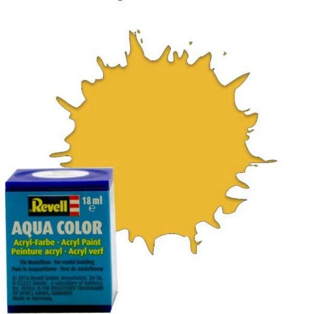 Aqua Color Sandy Yellow - Matte Paint - 18 ml