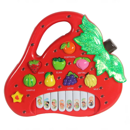 Boxed Battery-Operated Strawberry Piano