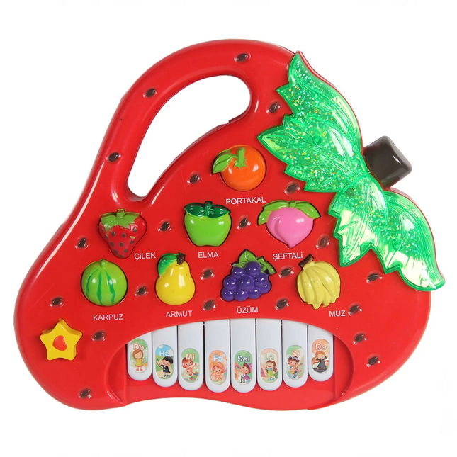 Boxed Battery-Operated Strawberry Piano