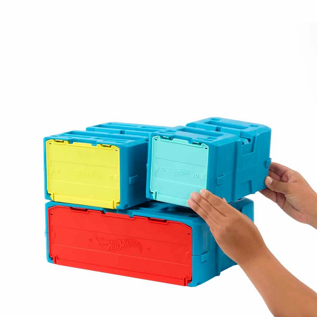 Hot Wheels Track Builder Flame Themed Stunt Set HMC04