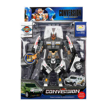 1:24 Transformable Robot with Sound and Light 22 cm