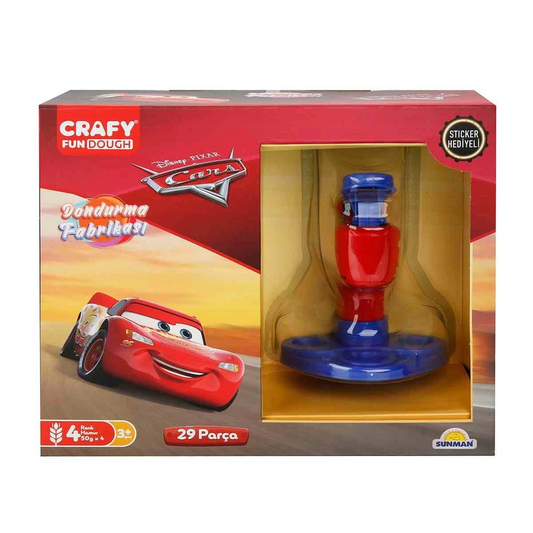 Cars Ice Cream Factory Play Dough Set 200 gr 29 Pieces