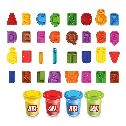 Alphabet Dough Set 224 Gr