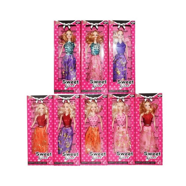 Oydaş Sweet Girl Doll in 12-Pack Stand