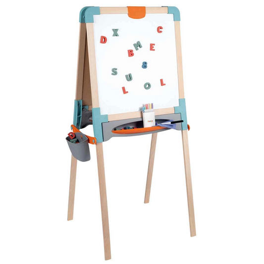 Smoby Double-Sided Magnetic Wooden Writing Board 7600410401