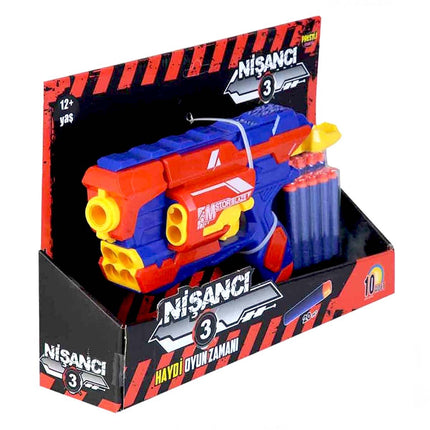 Shooter 3 Sponge Dart Shooting 10 Dart Toy