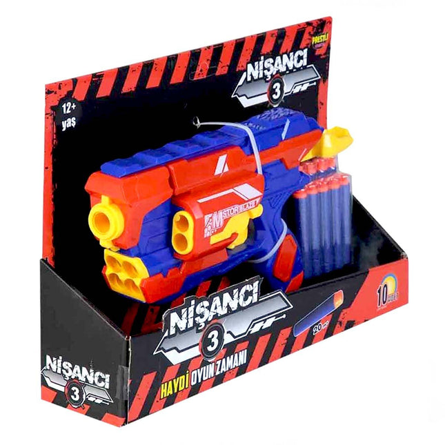 Shooter 3 Sponge Dart Shooting 10 Dart Toy
