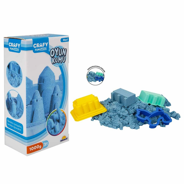 Crafy Blue Kinetic Sand 1000g