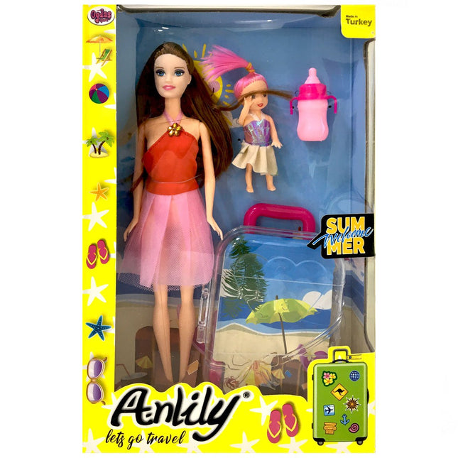 Anlily Travel Time Suitcase Baby