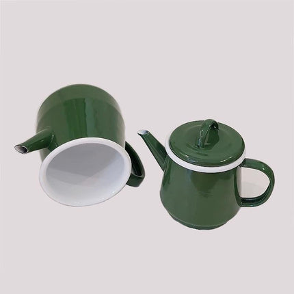 Enamel Teapot Green