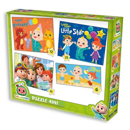 Cocomelon 4 in 1 Puzzle Set Fun and Educational