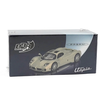Mini GT 1/64 BBR Pagani Utopia Presentation Grigio Rinascimento