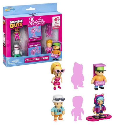 Stumble Guys x Barbie 6-Piece Figure Set