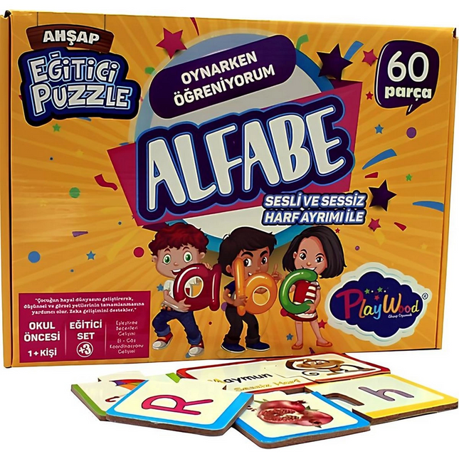 Educational Wooden Puzzle Alphabet