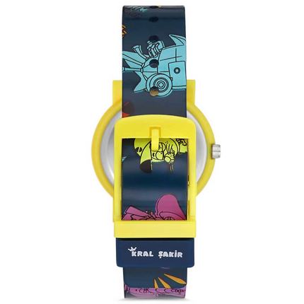 MiniFlak Licensed King Şakir KS7529-1 Blue Boy's Wristwatch