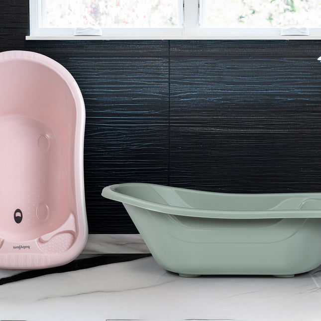 babyjem large bathtub with drain plug