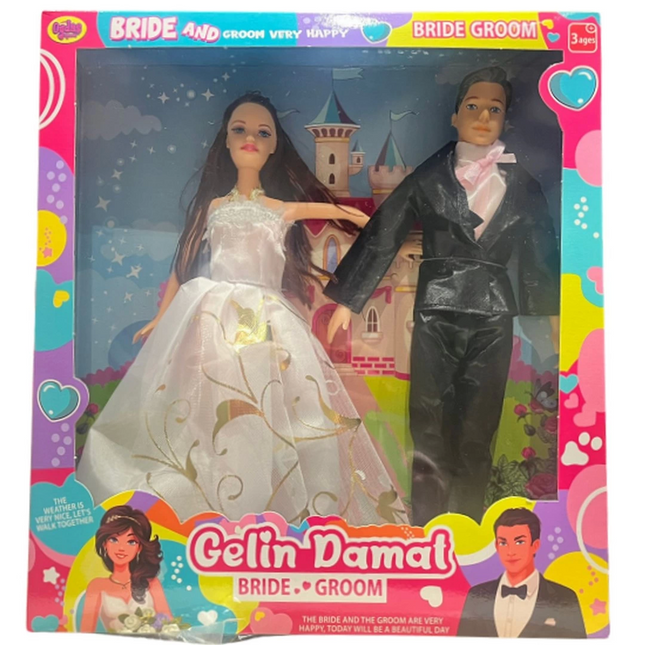 Anlily Bride and Groom Dolls