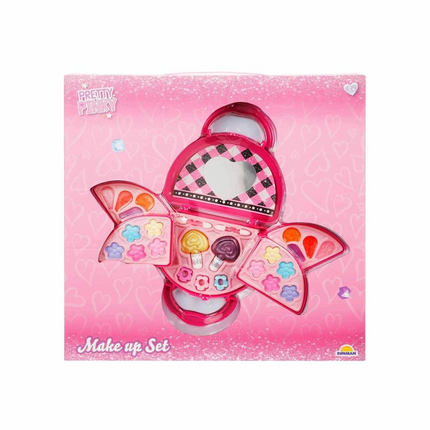 Pretty Pinky 3-Layer Makeup Set with Pink Bag