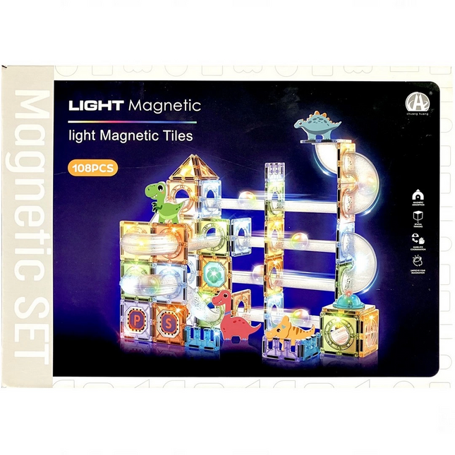 Magnetic Tiles Light Version 108 Pieces