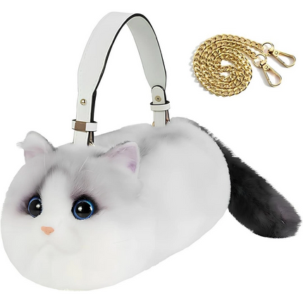 B&amp;D Cat Handbag Off-White