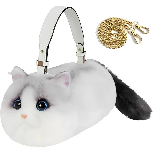 B&amp;D Cat Handbag Off-White