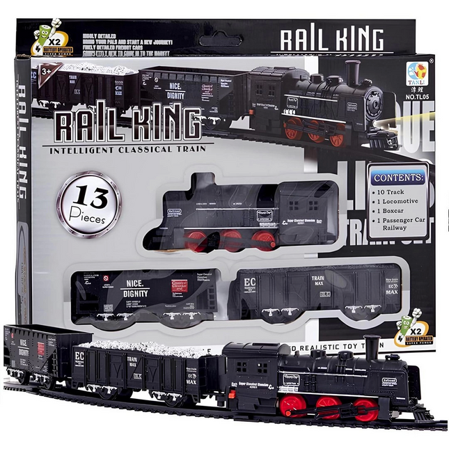 Battery Operated Train Set 13 Pieces