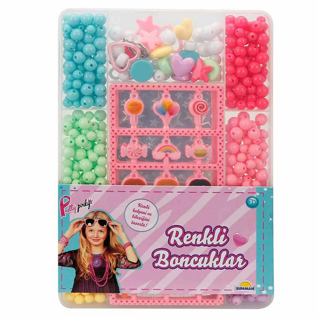 Pretty Pinky Colorful Beads Set