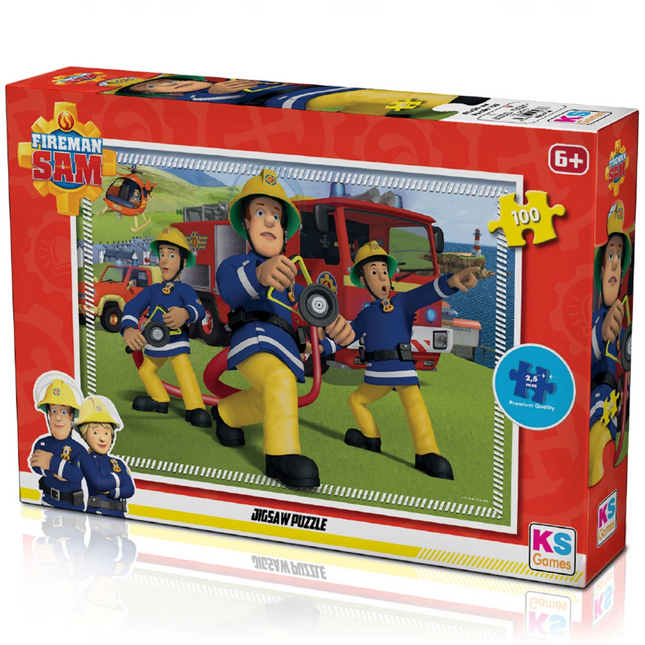 KS Fireman Sam 100 Piece Puzzle