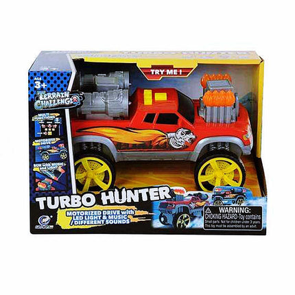 Turbo Hunter Battery-Powered Jeep with Lights and Sound