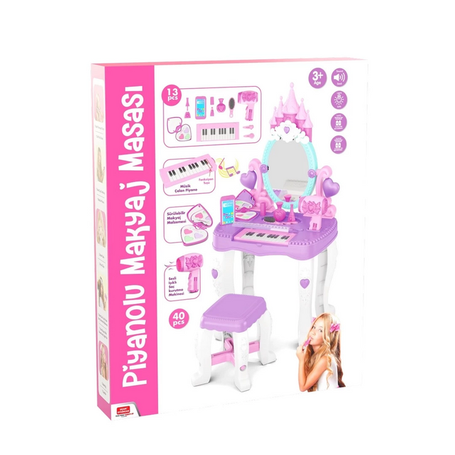 Castle Piano Beauty Table