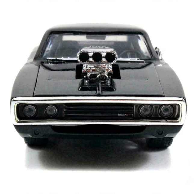 1:16 Fast &amp; Furious 1970 Remote Control Dom's Dodge Charger R/T Turbo Car