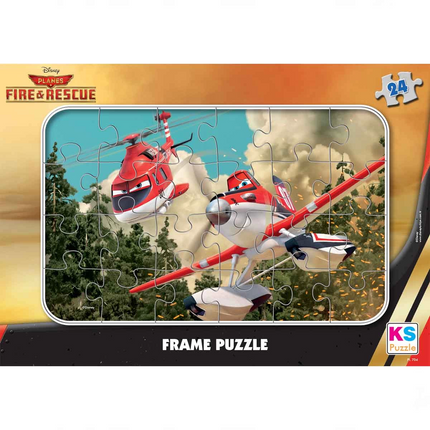 Planes 24 Piece Frame Puzzle