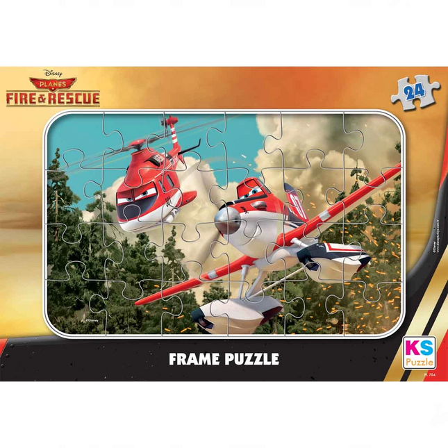 Planes 24 Piece Frame Puzzle